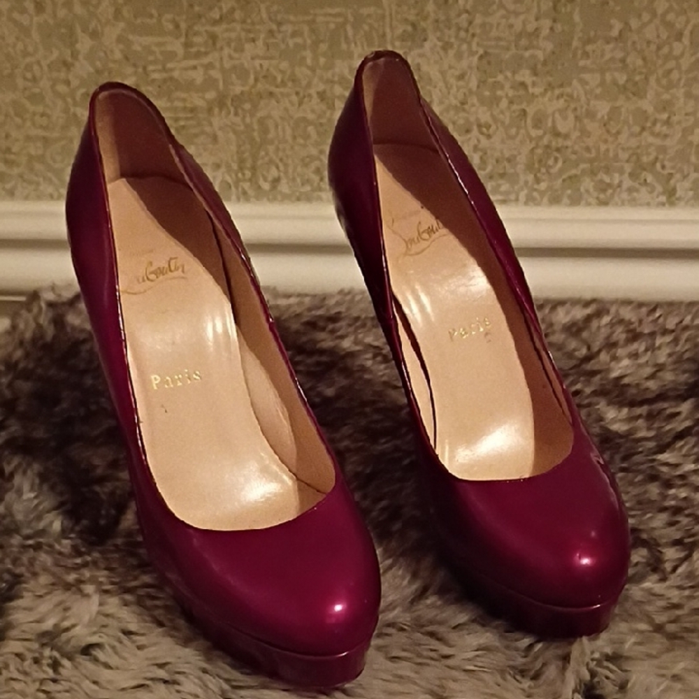 Christian Louboutin Deep Red Heels